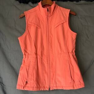 Izod Coral Orange Vest Size Medium